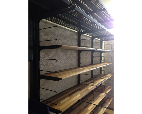 Полка перфорированная металлическая 600х450